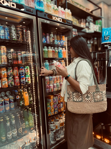 کیف زنانه رافیا دستبافت مدل موتیف